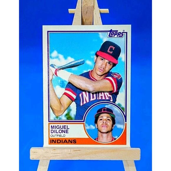 1983 Topps - Miguel Dilone #303 - Picture 2 of 3